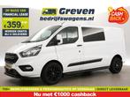 Ford Transit Custom 320 2.0 TDCI L2H1 Limited DC Carplay Cam, Auto's, Regensensor, Wit, Nieuw, Ford