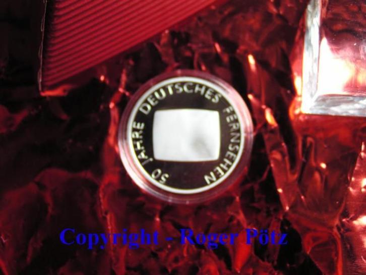 Brd 10 Euro 2002 duitses Fernsehen 50 Jahre Pp, Postzegels en Munten, Munten | Europa | Euromunten, Verzenden