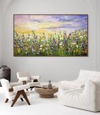 Irina Morisch - Lavender field Nr.24 - XXL floral artwork-, Antiek en Kunst