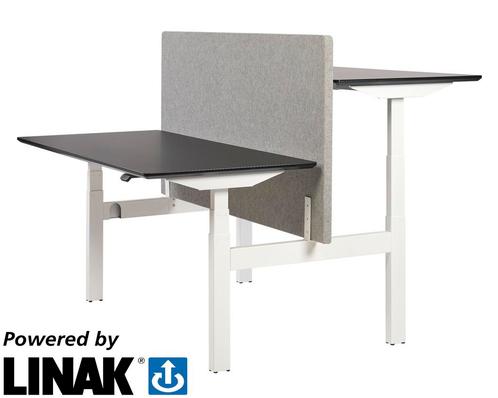 Linak PLUS elektrisch zit/sta duo bureau, 140x80cm, Zakelijke goederen, Kantoor en Winkelinrichting | Kantoormeubilair en Inrichting