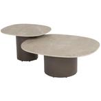 Sofie lounge tuintafels set van 2 keramisch blad 4 Seasons, Tuin en Terras, Ophalen of Verzenden, Nieuw