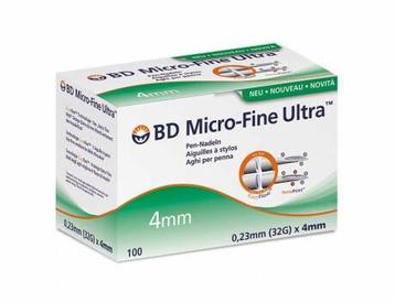 BD injectie naald microfine 0,23x4mm - 100 stuks 320584