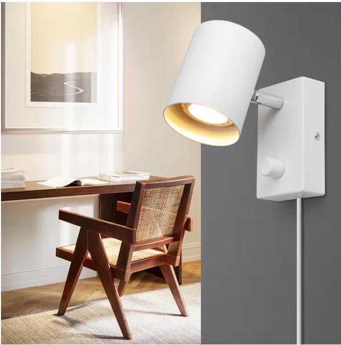 Nordic LED Wandlamp – Minimalistisch Spotlight met Schakelaa, Huis en Inrichting, Lampen | Spots, Nieuw, Verzenden