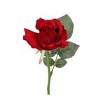 Rode roos 30 cm Kunstbloemen - Kunst rozen, Huis en Inrichting, Kamerplanten, Verzenden