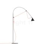 Midgard Ayno Vloerlamp LED, zwart/kabel oranje - 3.000 K - L, Huis en Inrichting, Lampen | Vloerlampen, Nieuw, Verzenden