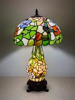 Tiffany tafellamp Studio style Butterfly Aurora Flora met, Antiek en Kunst