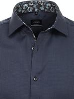 Blauw Venti Heren Overhemd Met Motief En Bloemenkraag Modern, Kleding | Heren, Verzenden, Nieuw, Blauw