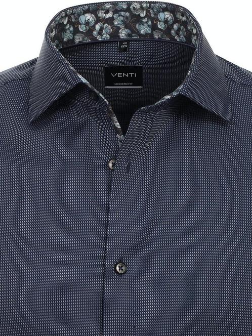 Blauw Venti Heren Overhemd Met Motief En Bloemenkraag Modern, Kleding | Heren, Overhemden, Blauw, Nieuw, Verzenden