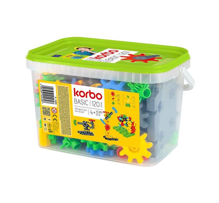 Korbo basic 120 (kinder bouwsets, Constructie speelgoed), Kinderen en Baby's, Speelgoed | Bouwstenen, Nieuw, Verzenden