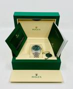 Rolex Datejust 41 - Green Dial -126300 - Iced Out - Diamonds, Sieraden, Tassen en Uiterlijk, Horloges | Heren, Nieuw, Staal, Staal