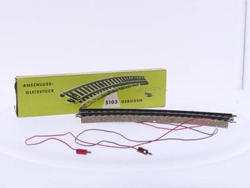 Schaal H0 Märklin 5103 M-rails gebogen aansluitrail #3869 beschikbaar voor biedingen