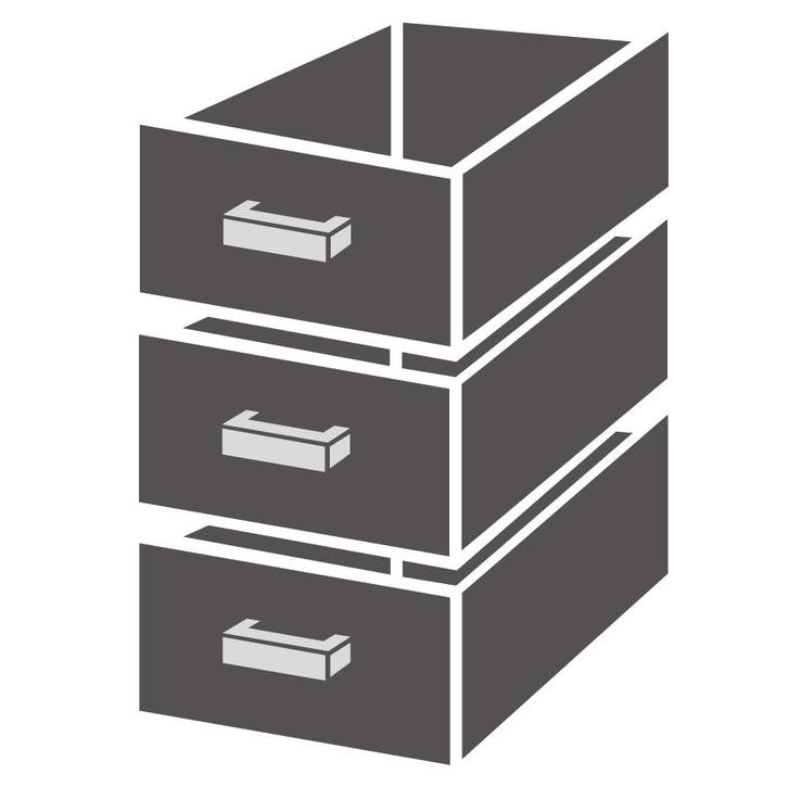 Ladenblok 1/3 Monoblock Soft Closing, Witgoed en Apparatuur, Koelkasten en IJskasten, Ophalen of Verzenden