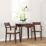 Eetkamerstoelen massief hout bruin - OP=OP! | Retoertje.nl, Huis en Inrichting, Ophalen of Verzenden, Nieuw, Bruin, Twee