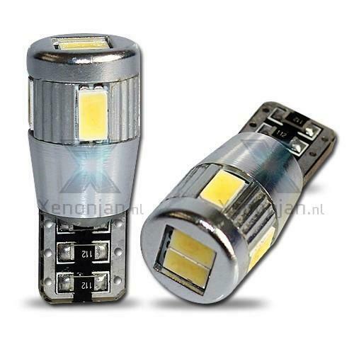 W5W/T10 6 SMD 5630 T10 W5W LED met canbus, Auto-onderdelen, Verlichting, Verzenden