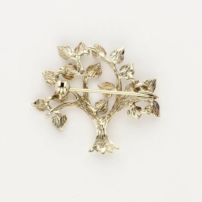 Broche - 14 karaat Geel goud, Sieraden, Tassen en Uiterlijk, Antieke sieraden