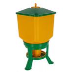 Voederautomaat 30l met standvoetjes geel groen - kerbl, Ophalen of Verzenden, Nieuw