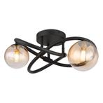 Plafondlamp TUBERIUS ø41CM 3.50 Watt G9 Matt zwart 2-Lichts, Huis en Inrichting, Lampen | Plafondlampen, Ophalen of Verzenden