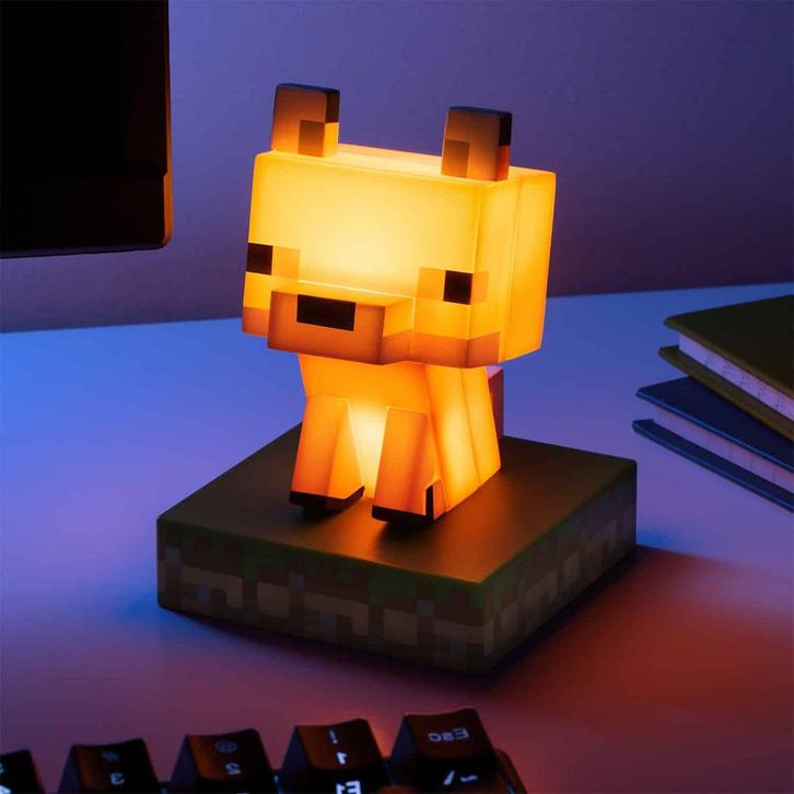 Minecraft Icon lamp - Vos, Huis en Inrichting, Lampen | Overige, Verzenden
