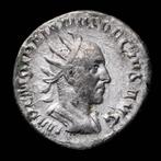 Romeinse Rijk. Trajan Decius (AD 249-251). Silvered, Postzegels en Munten, Munten | Europa | Niet-Euromunten