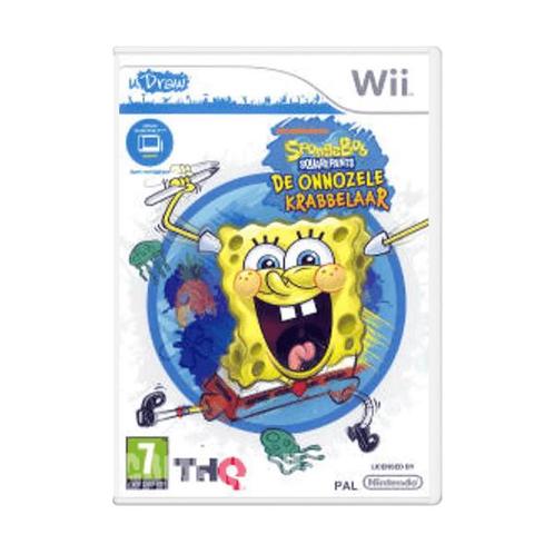uDraw Spongebob De Onnozele Krabbelaar, Spelcomputers en Games, Games | Nintendo Wii, Verzenden