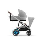 Showmodel Cybex e-Gazelle Duo Stone Grey € 899,=, Ophalen, Nieuw, Combiwagen, Verstelbare duwstang