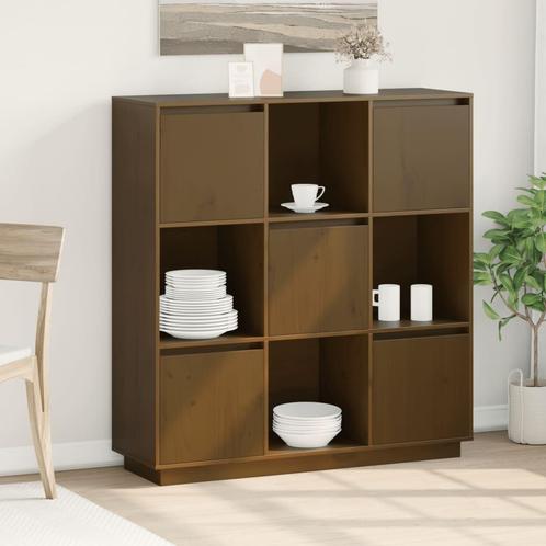 vidaXL buffetkast 110,5x35x117 cm massief grenenhout, Huis en Inrichting, Kasten | Buffetkasten, 25 tot 50 cm, Nieuw, 100 tot 150 cm