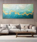 Irina Morisch - gold türkis abstract- XXL artwork-