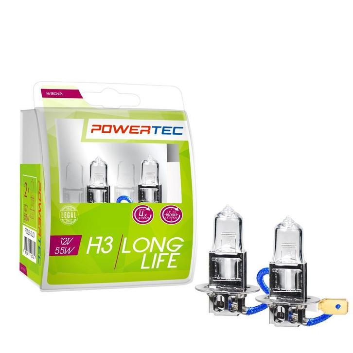 Powertec H3 12V - Long Life - Set, Auto-onderdelen, Verlichting, Nieuw, Alfa Romeo, Amerikaanse onderdelen, Audi, BMW, Citroën
