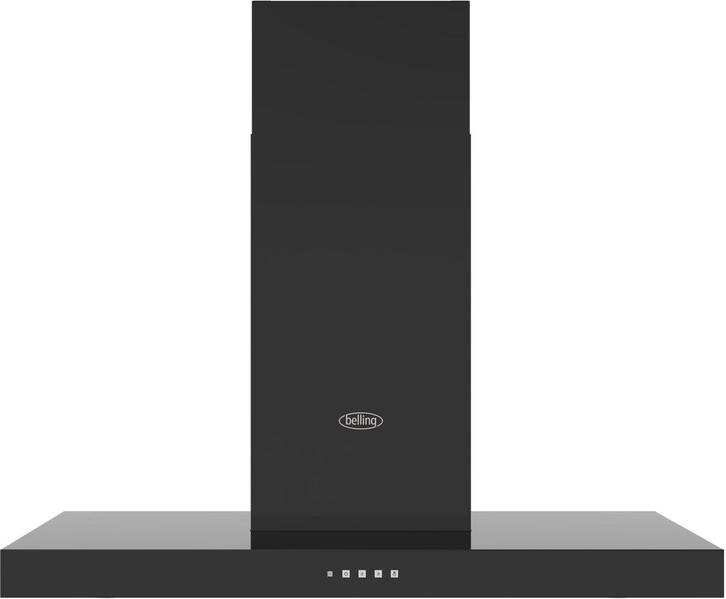 Belling Cookcentre Chim 100T zwarte wand afzuigkap, Witgoed en Apparatuur, Afzuigkappen, Vrijstaand, Wandschouwkap, Nieuw, Recirculatie
