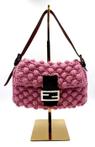 Fendi - Knit Crochet Rare Pink Baguette Original & Rare -