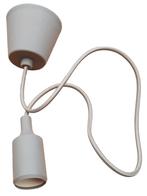 LED lamp DIY | pendel hanglamp - strijkijzer snoer | E27 sil, Verzenden, Nieuw