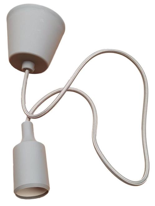 LED lamp DIY | pendel hanglamp - strijkijzer snoer | E27 sil, Huis en Inrichting, Lampen | Overige, Nieuw, Verzenden