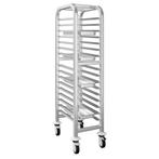 GGM Gastro | Dienbladenwagen - voor 15 dienbladen EN 530x370, Verzenden