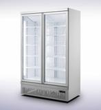 Wandkoelkast | 2 Glasdeuren | 1000L Combisteel, Verzenden, Nieuw in verpakking