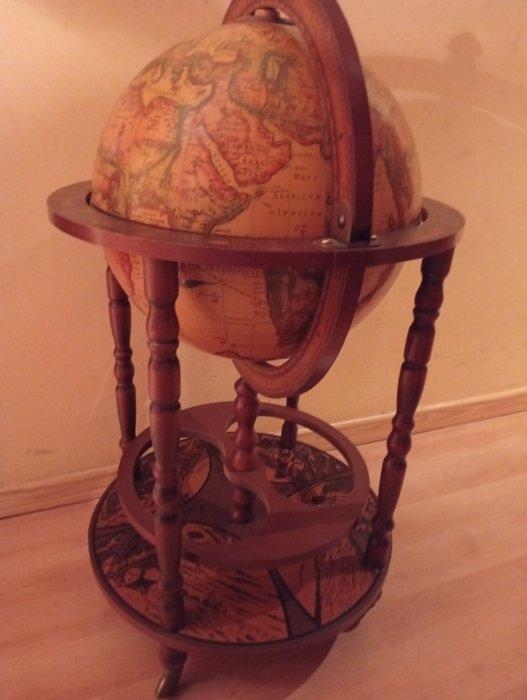 Globe bar - Metaal, hout karton - Barmeubel of globo, Antiek en Kunst, Curiosa en Brocante
