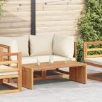 vidaXL Tuin Bijzettafel 110x55x35,5 cm Massief Teakhout, Tuin en Terras, Verzenden, Nieuw
