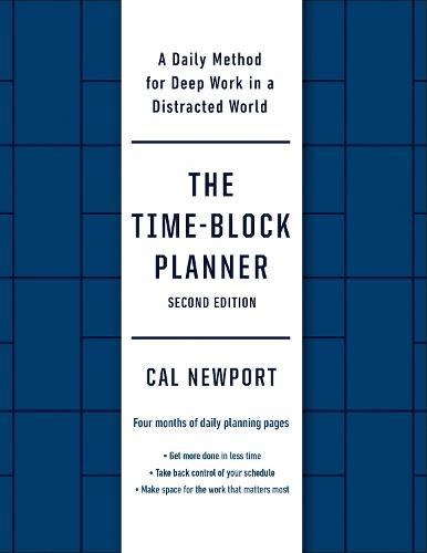 The Time-Block Planner (Second Edition): A Daily Method for, Boeken, Studieboeken en Cursussen, Verzenden