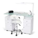 Set | Manicure tafel | UVlamp | Werklamp | Tabouret | frees