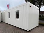Kantoorunit - 6 x 3 meter | 2 zijramen rechts met keukenblok, Ophalen of Verzenden