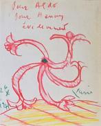 Pierre Alechinsky (1927) - Eviremment - abstracte compositie