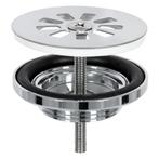 Fontein Afvoerplug Differnz Mix Chroom, Doe-het-zelf en Verbouw, Ophalen of Verzenden, Nieuw, Chroom, Overige typen