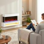 TRUUSK Elektrische Haard - 11 Vlamkleuren - 10 Kristalbed-Kl, Huis en Inrichting, Stoffering | Gordijnen en Lamellen, Verzenden