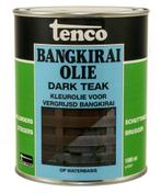 Tenco Bangkirai Olie Dark Teak - 1 liter, Nieuw, Verzenden