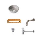 Sani Royal Tundra Grey Marmer Fonteinkom met, Tuin en Terras, Waterpartijen en Fonteinen, Nieuw