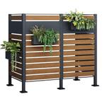 Kliko ombouw - 2 containers - 171x89x150cm - antraciet ho..., Ophalen of Verzenden, Nieuw