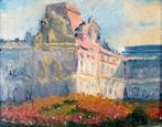 Maurice Deblay (XIX-XX) - Vue du Louvre, Antiek en Kunst