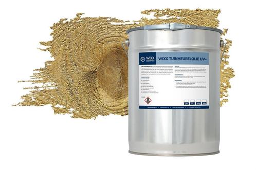 Wixx Tuinmeubel Olie UV+ Blank | Naturel 5L, Doe-het-zelf en Verbouw, Verf, Beits en Lak, Verf, Nieuw, Minder dan 5 liter, Verzenden