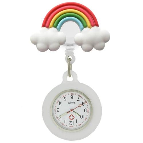 Fako® - Verpleegstershorloge - 3D Roller - Regenboog, Sieraden, Tassen en Uiterlijk, Horloges | Dames, Verzenden