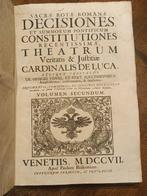 G.B. De Luca - 1707 Sacrae rotae romanae decisiones et, Antiek en Kunst, Antiek | Boeken en Bijbels