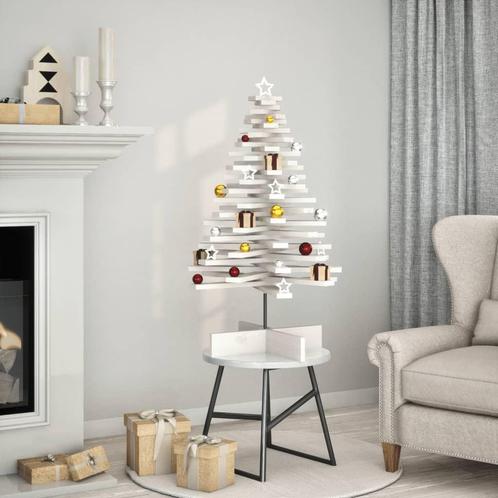 vidaXL Kerstdecoratie kerstboom 100 cm massief grenenhout, Diversen, Kerst, Nieuw, Verzenden